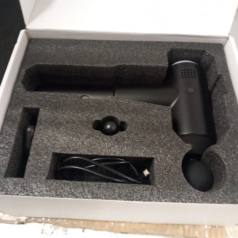 BOXED HOMEDICS PHYSIO MASSAGE GUN DEEP TISSUE PERCUSSION MASSAGER