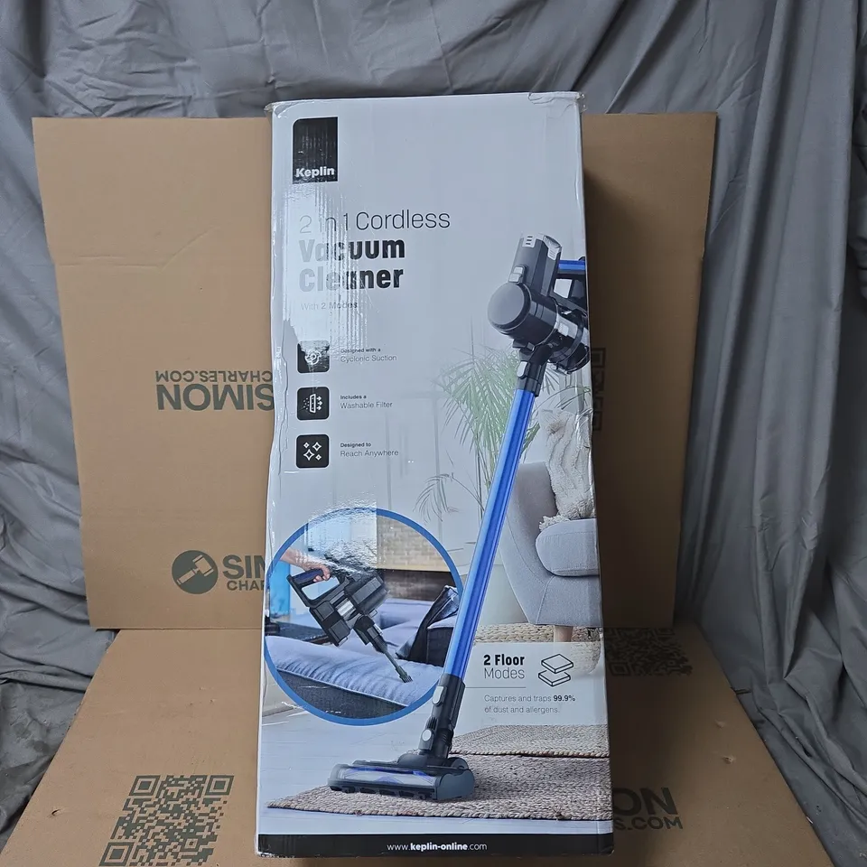 KEPLIN 2 IN 1 CORDLESS VACUUM CLEANER BOXED
