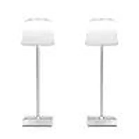SFIXX SET OF TWO 2 IN 1 RECHARGEABLE TABLE LAMP AND WALL LAMP