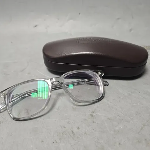 LONDON RETRO HIGHGATE CLEAR FRAME PRESCRIPTION GLASSES 