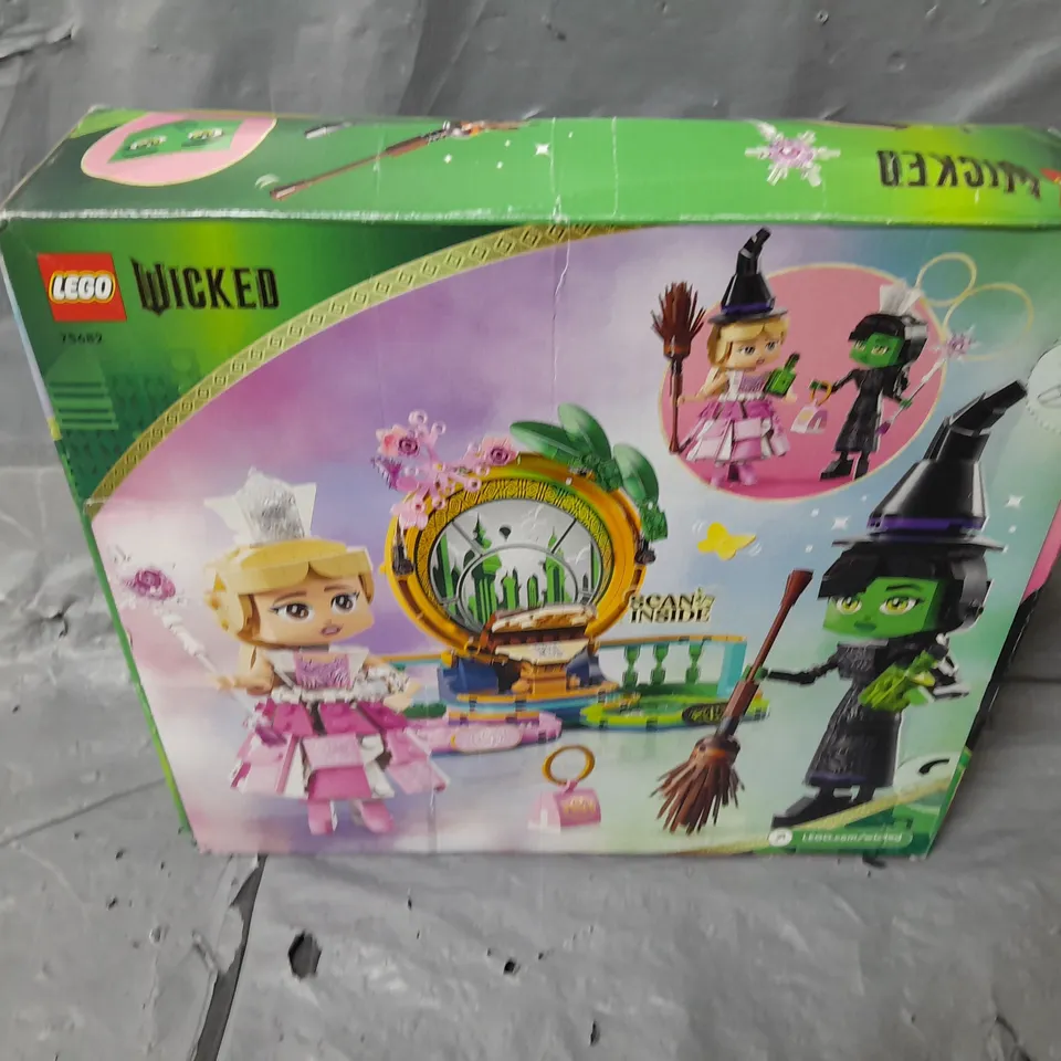 BOXED LEGO WICKED ELPHABA & GLINDA FIGURES MOVIE SET 75682