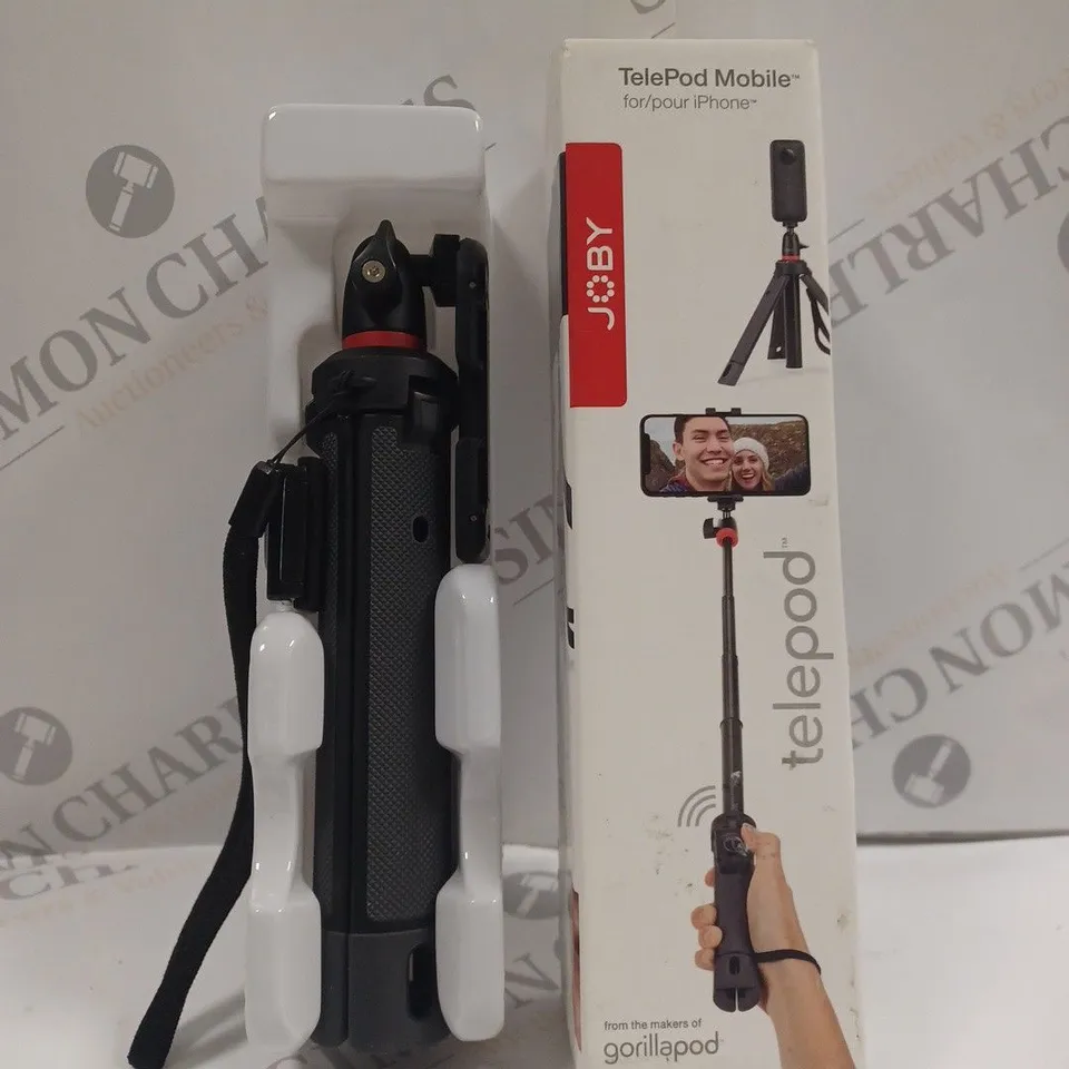 BOXED JOBY TELEPOD SELFIE STICK MOBILE TRIPOD - BLACK