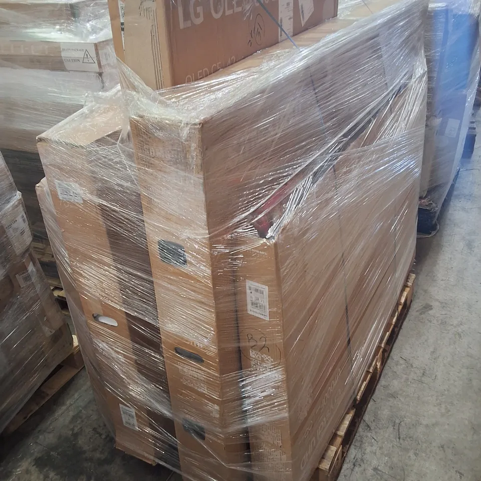 PALLET CONTAINING 7 ASSORTED DAMAGE TVS