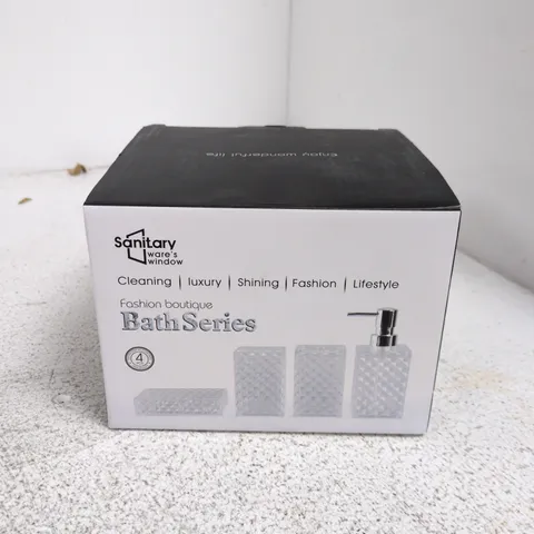 BOXED SANITARY BATH SERIES SOAP STORAGE SET