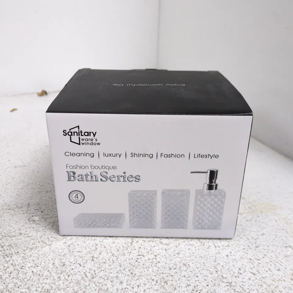 BOXED SANITARY BATH SERIES SOAP STORAGE SET