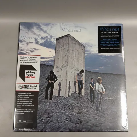 SEALED WHO'S NEXT 50TH ANNIVERSARY (HALF SPEED MASTER) VINYL