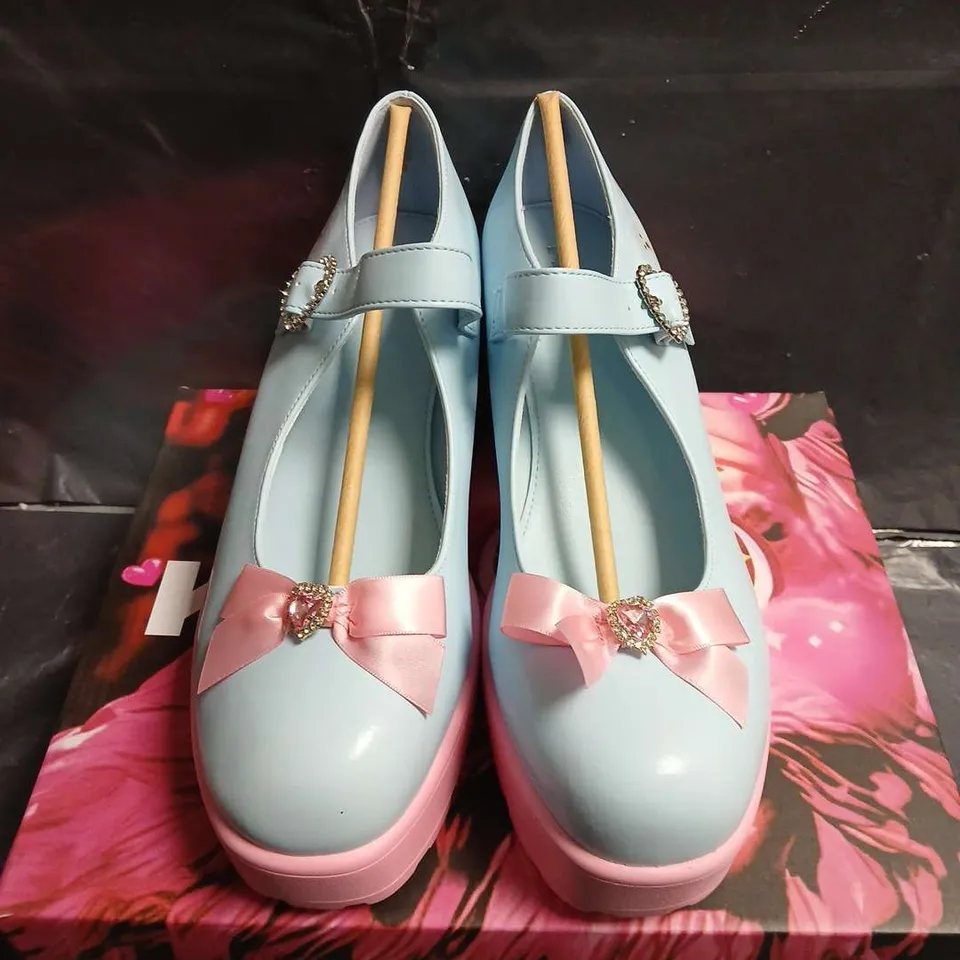 BOXED PAIR OF KOI TIRA MARY JANE 'POODLE PRINCESS EDITION SHOES – UK 11