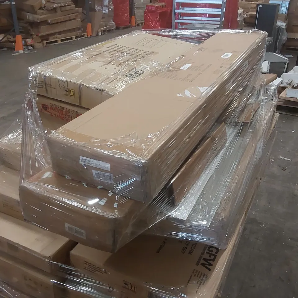 PALLET CONTAINING A VERY LARGE QUANTITY OF ASSORTED FURNITURE PARTS INCLUDING: WARDROBE AND BED PARTS ECT