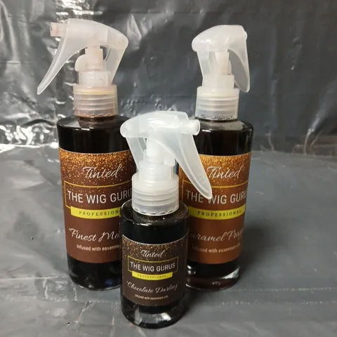 BOX OF APPROXIMATELY 10 THE WIG GURUS SPRAY - VARIOUS SHADES