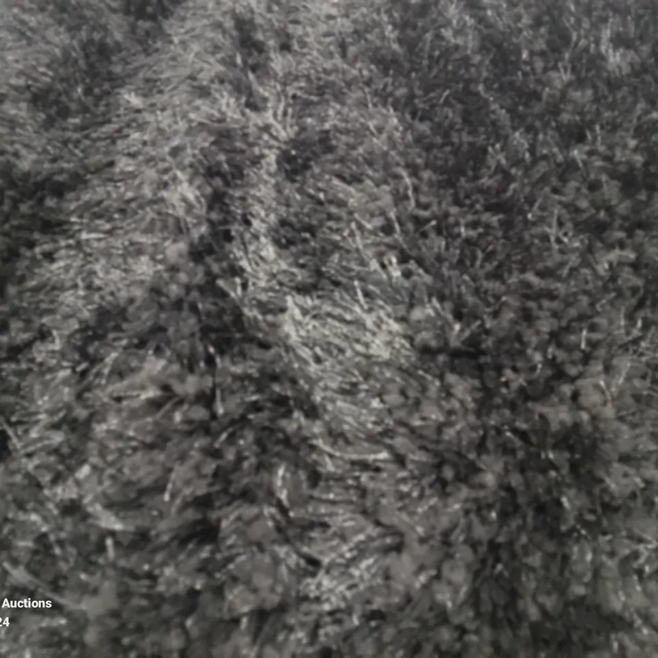 BRAND NEW PACO HOME BLACK SHAGGY 40X55CM BATH MAT