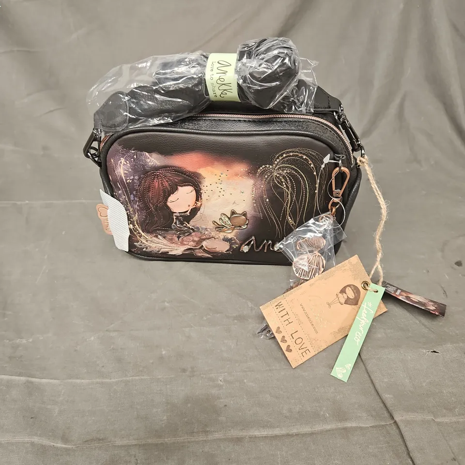 AMEKKE BOLSO HANDBAG IN BROWN MULTI 