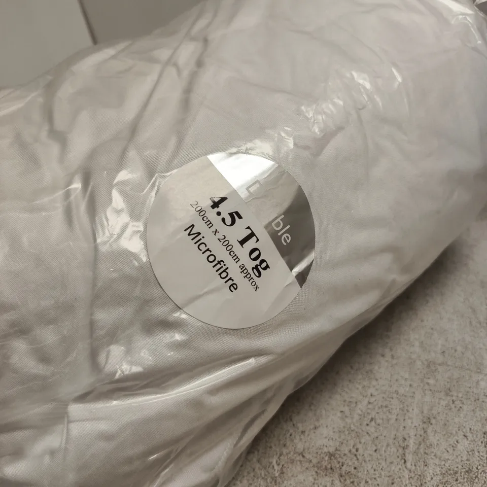 DOUBLE DUVET 4.5 TOG 200 X 200CM APPROX MICROFIBRE