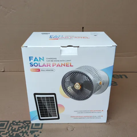 BOXED FAN SOLAR PANEL