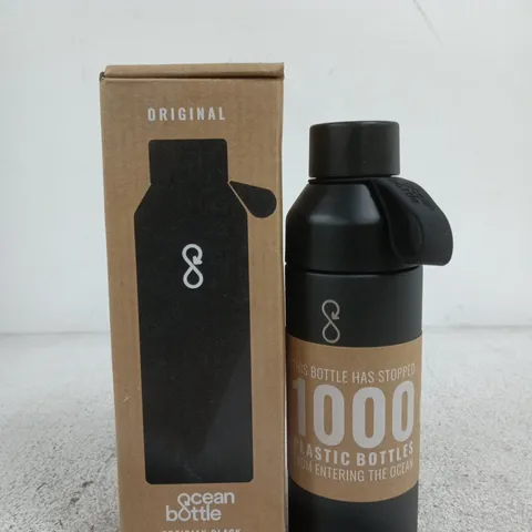OCEAN BOTTLE OBSIDIAN BLACK 500ML REUSABLE BOTTLE