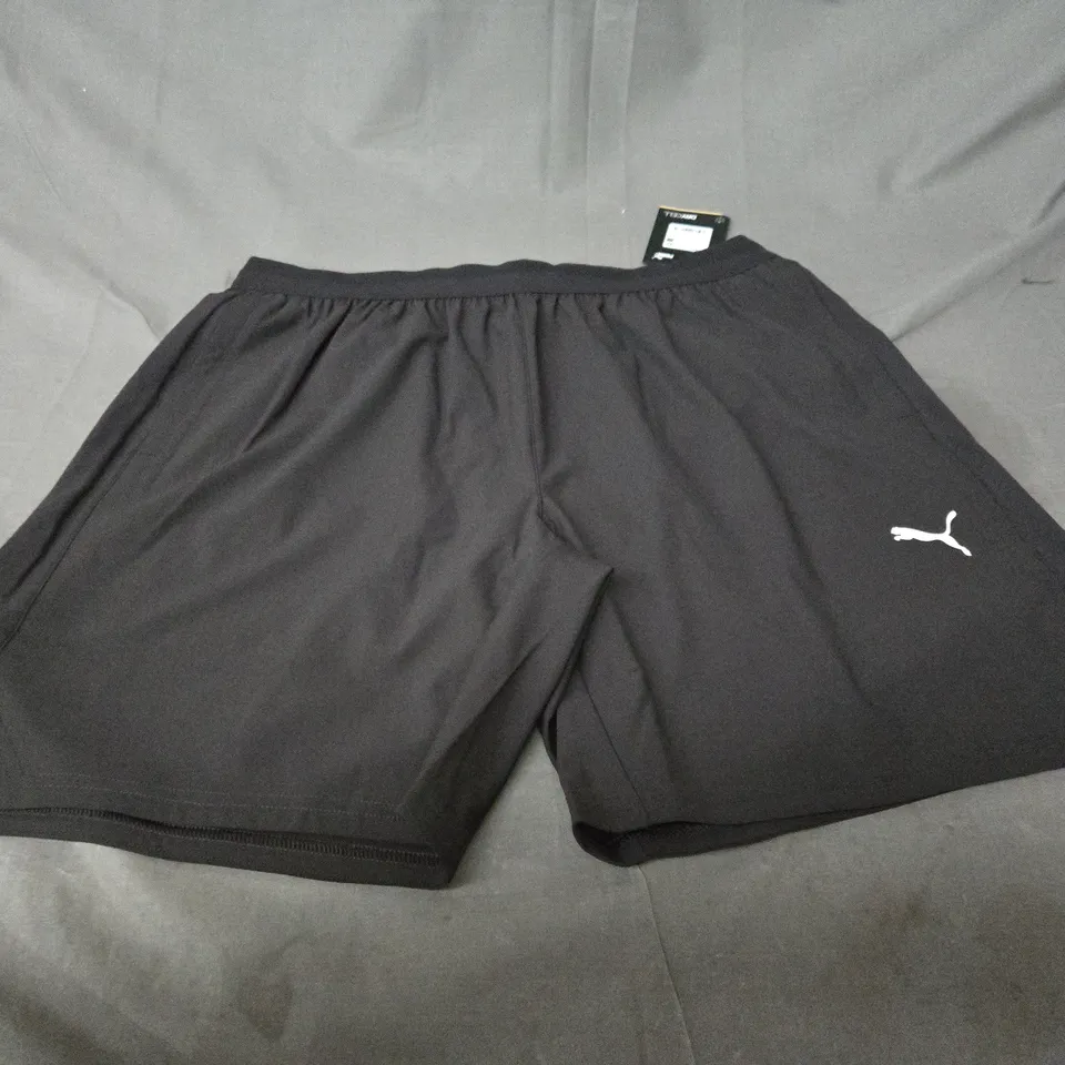 PUMA LOGO TRAINING SHORTS SIZE L