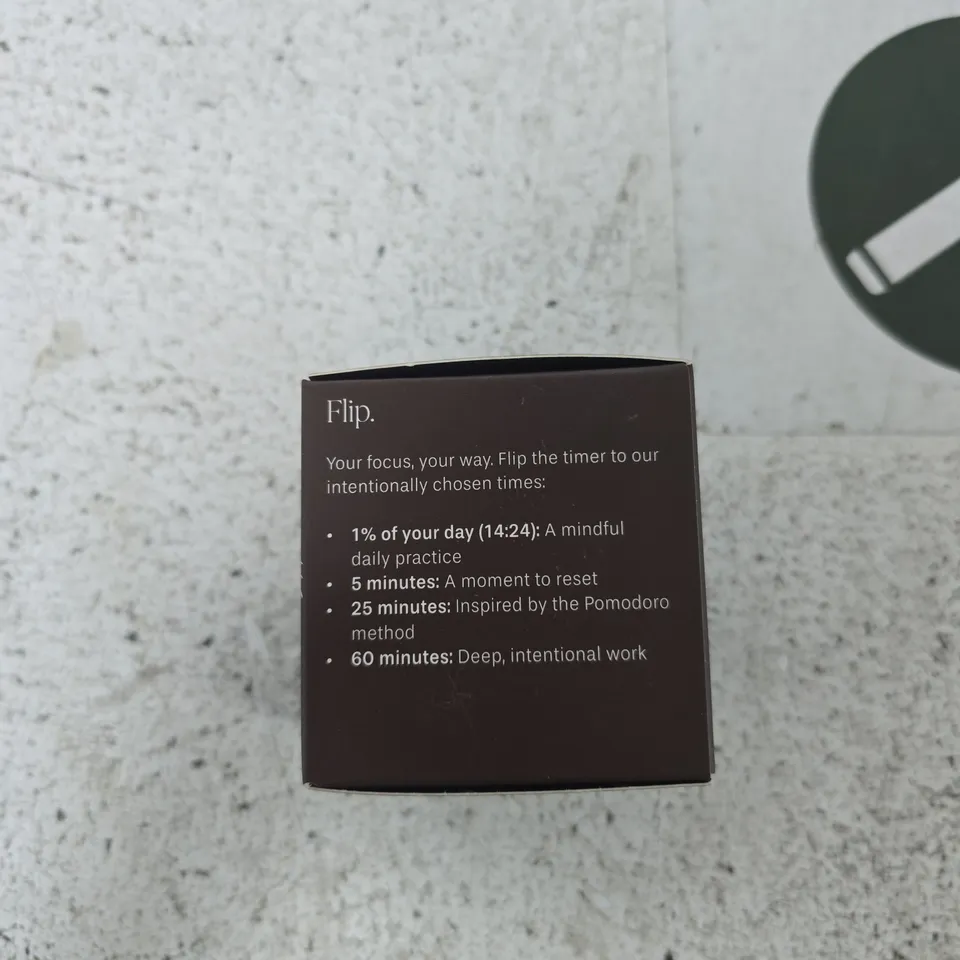 THE HEAD PLAN FOCUS TIMER - USB-C RECHARGEABLE DESK TIMER