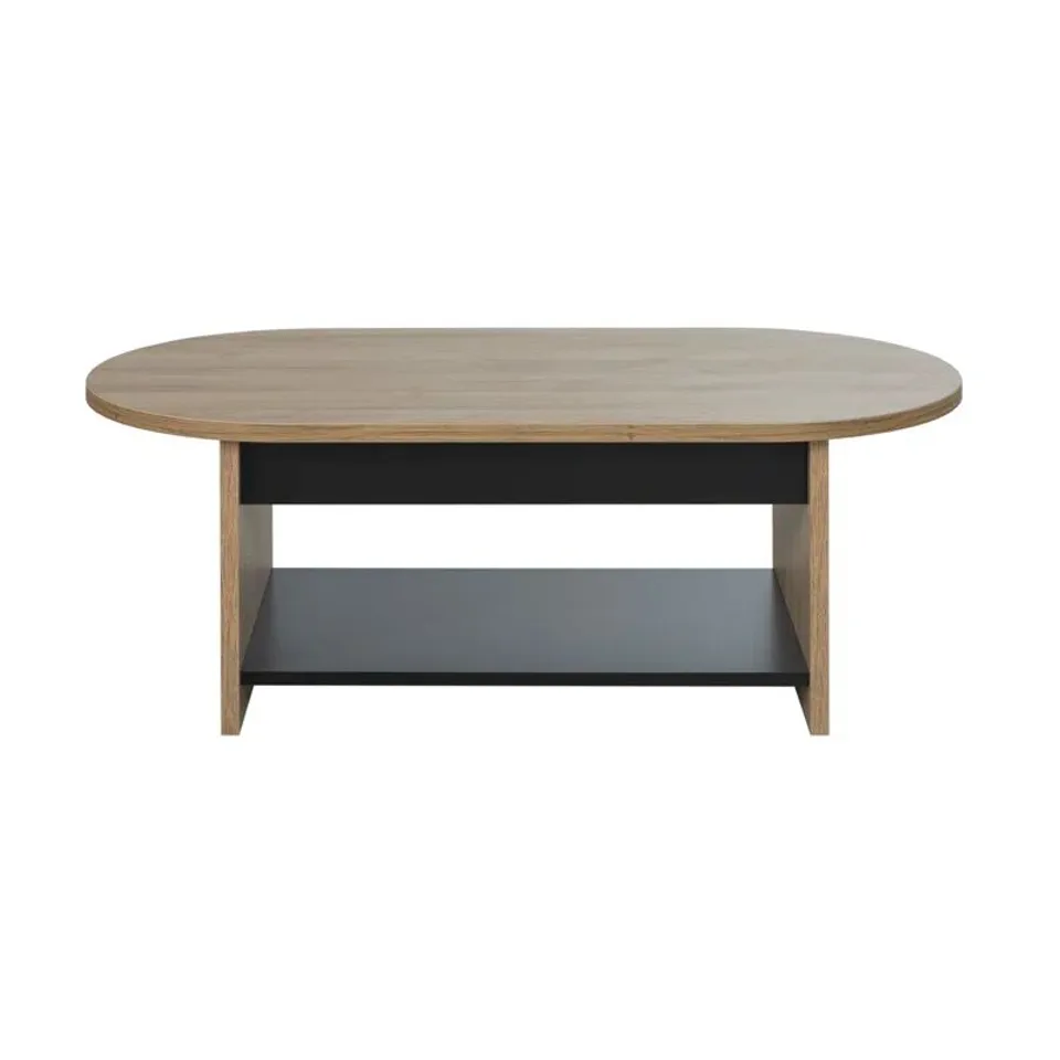 BOXED JAHIM SLED COFFEE TABLE WITH STORAGE 