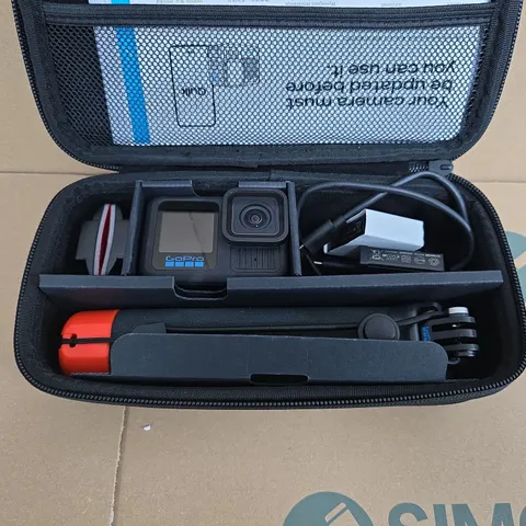 GOPRO HERO13 BLACK ACTION CAMERA WITH CARRY CASE & ACCESSORIES