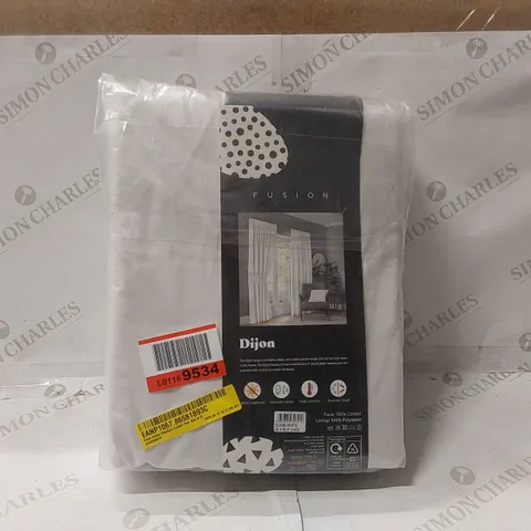 BAGGED DIJON COTTON BLACKOUT CURTAIN PAIR (SET OF 2)