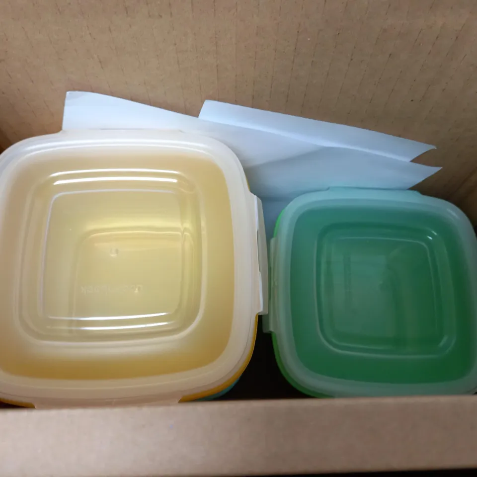 6 X SMALL KITCHEN CONTAINERS 