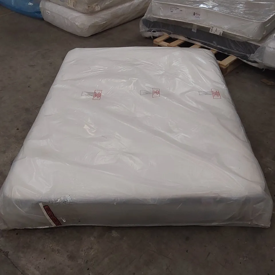 QUALITY BAGGED ASPIRE 10" FLAT CASHMERE CORE 5FT KING SIZE MATTRESS 