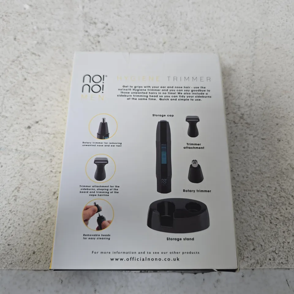 BOXED AND SEALED NO! NO! MEN HYGIENE TRIMMER