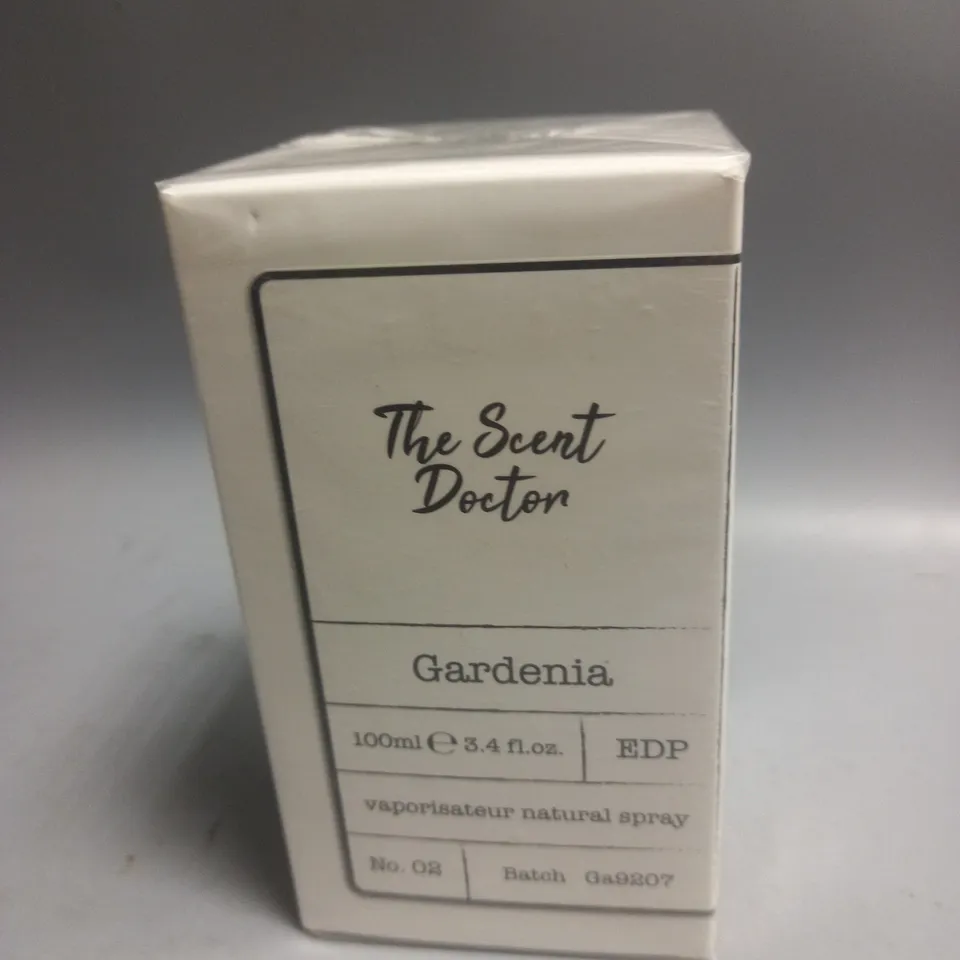 BOXED AND SEALED THE SCENT DOCTOR GARDENIA EAU DE PARFUM 100ML