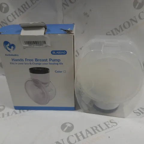 BOXED BELLABABY HANDS FREE BREAST PUMP