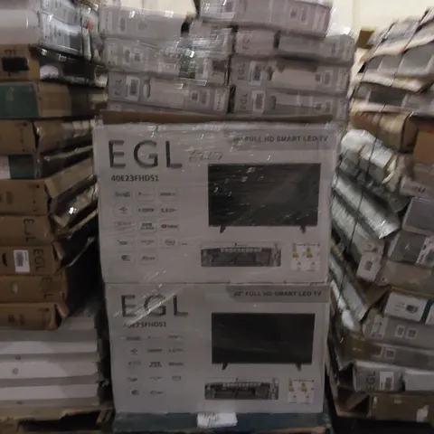 PALLET OF APPROXIMATELY 30 X ASSORTED UNTESTED TVS. BRANDS, MODELS AND CONDITIONS VARY