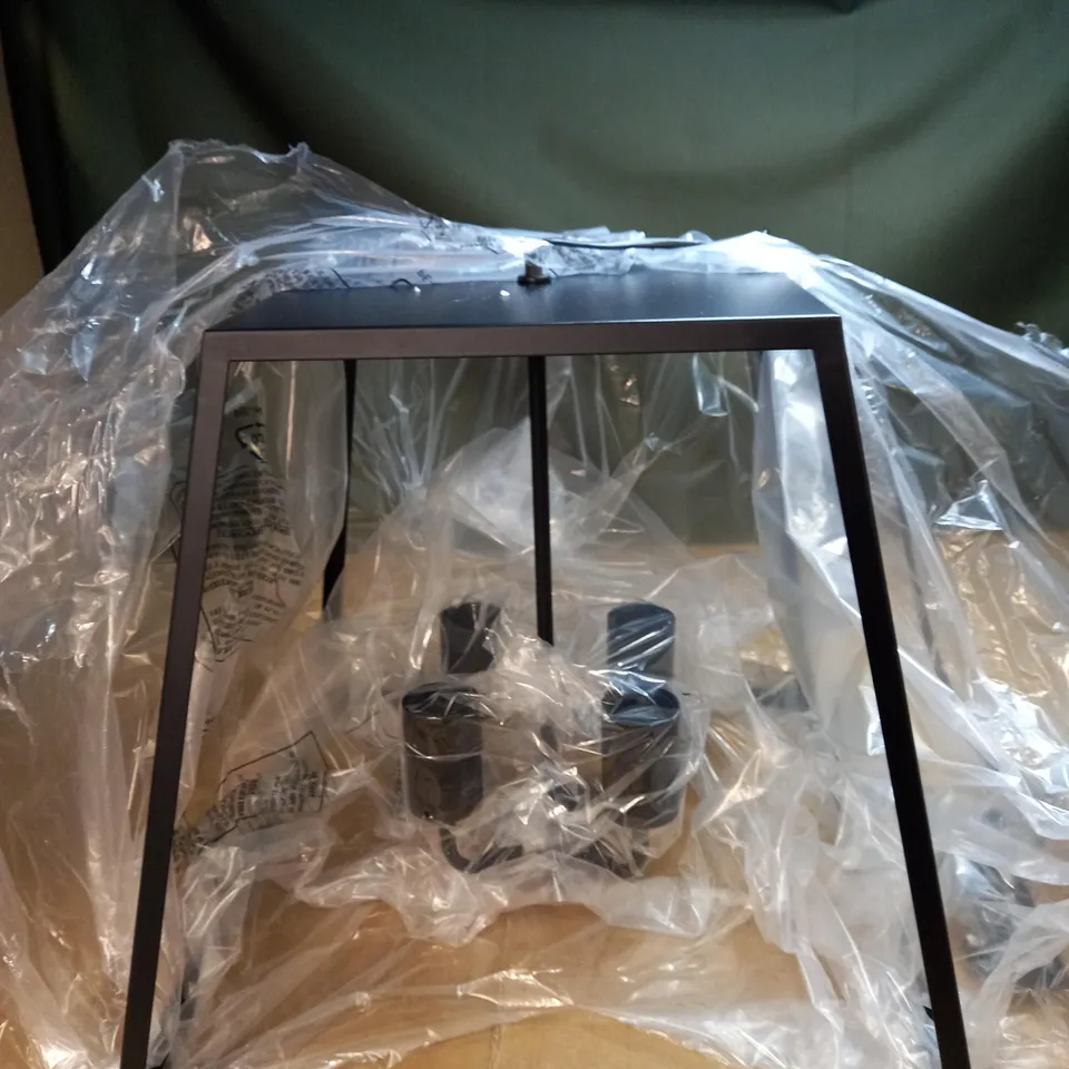 DAR LIGHTING 4 LIGHT BLACK LANTERN 