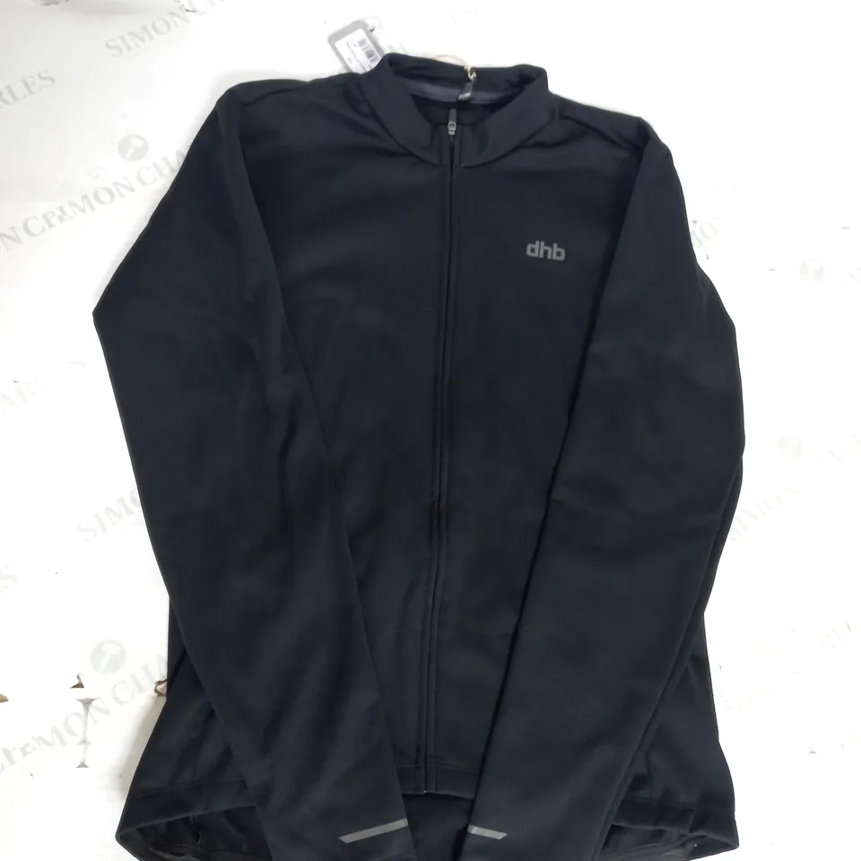 DHB WOMENS THERMAL JERSEY IN BLACK SIZE 12