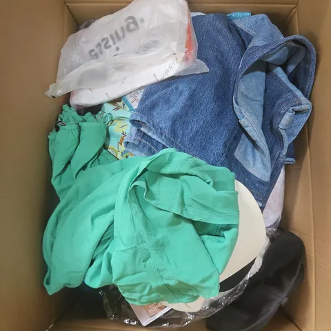 APPROXIMATELY 20 ASSORTED CLOTHING PRODUCTS IN VARIOUS STYLES & SIZES 