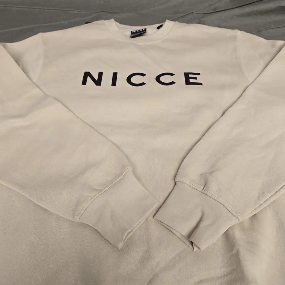 NICCE GRAPHIC LOGO SWEATSHIRT - SIZE M