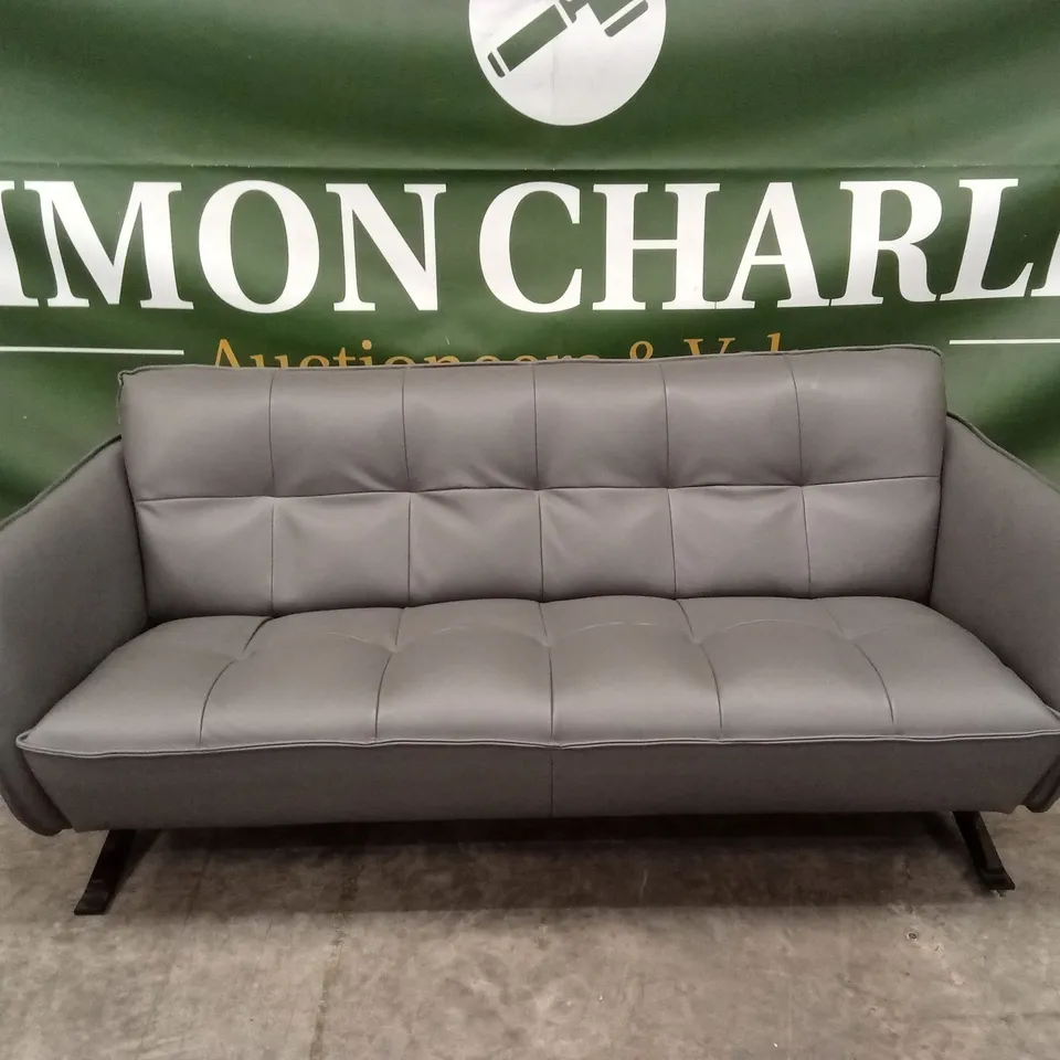 QUALITY DESIGNER ITALIAN MADE SEVILLE 3 SEATER LEATHER SOFA