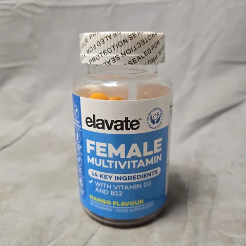 ELAVATE FEMALE MULTIVITAMIN GUMMIES MANGO FLAVOUR (60 GUMMIES)