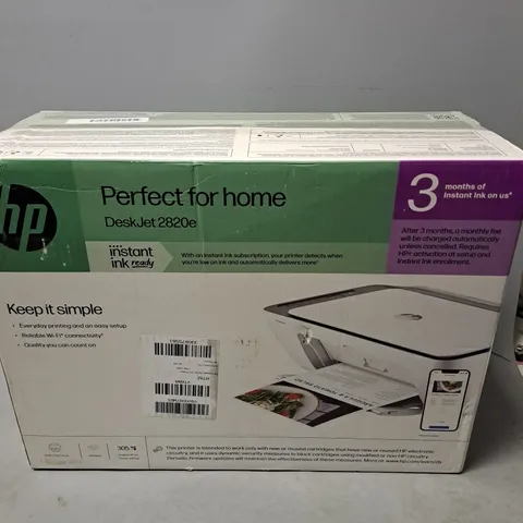 BOXED HP DESKJET 2820E PRINTER 