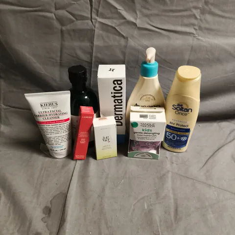 APPROXIMATEY 20 ASSORTED HEALTH AND BEAUTY PRODUCTS TO INCLUDE - DERMATICA SQUALENE CREAM CLEANSER - LANEIGE TINTED LIP SERUM - BEAUTY OF JOSEON MATTE SUN STICK - ETC