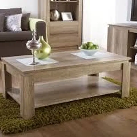 BOXED GFW CYNCOFOAK CANYON OAK COFFEE TABLE (1 BOX)