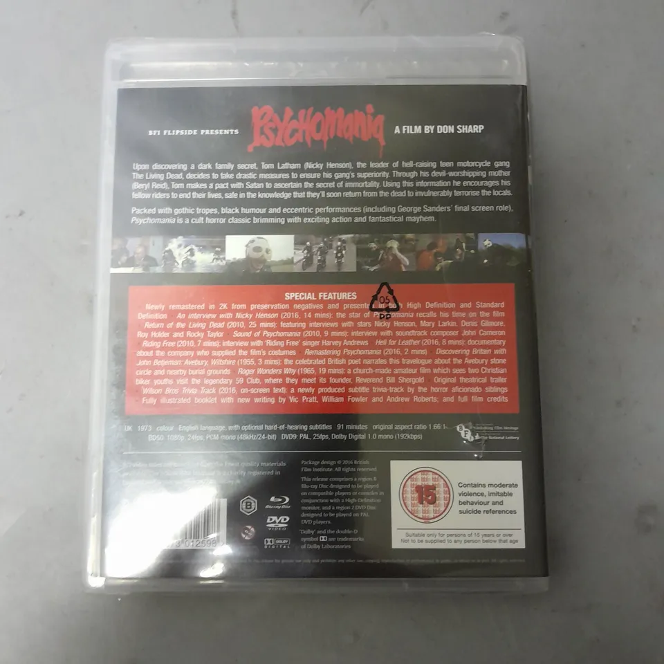 SEALED BFI PSYCHOMANIA DVD