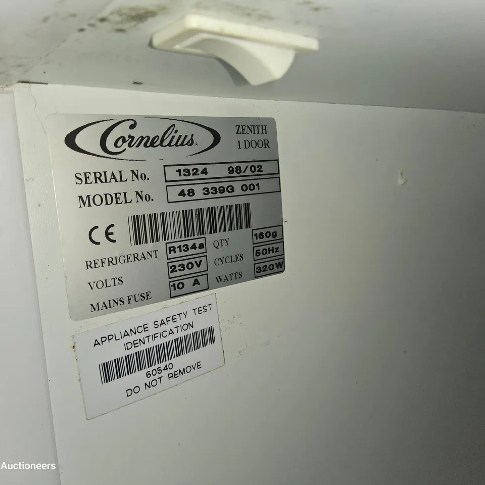 CORNELIUS UNDER COUNTER BOTTLE DISPLAY FRIDGE 