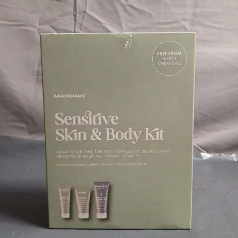 MANCAVE SENSITIVE SKIN & BODY KIT