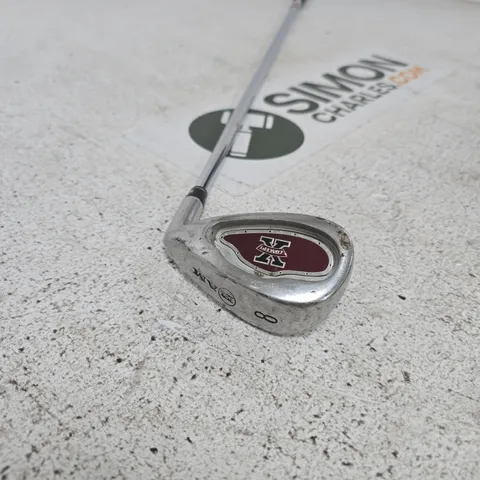 X CONCEPT GOLF IRON 8-IRON WITH SILVER HEAD AND GREY SHAFT