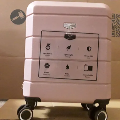 UNBOXED KEPLIN LUGG SMALL SIZE TRAVEL LUGGAGE WITH WHEELS PINK COLOUR