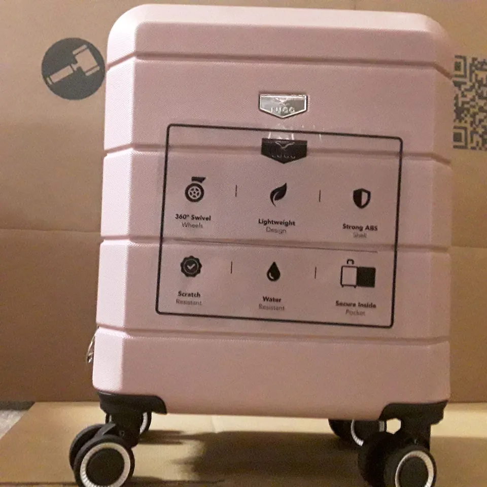 UNBOXED KEPLIN LUGG SMALL SIZE TRAVEL LUGGAGE WITH WHEELS PINK COLOUR