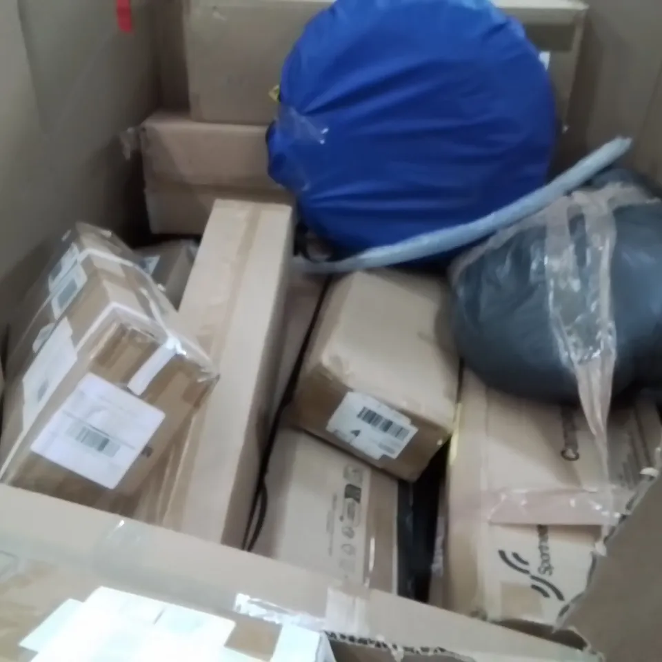PALLET OF ASSORTED HOUSEHOLD GOODS AND PRODUCTS TO INCLUDE;LUMA SMART LITTER BOX,CLOTHES AIRER,SCOOTER 
