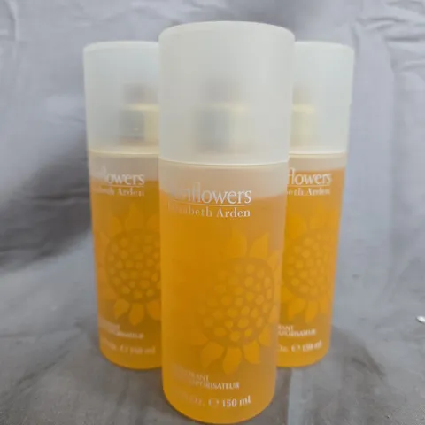 BOX OF APPROXIMATELY 20 ELIZABETH ARDEN SUNFLOWERS EAU DE PARFUM SPRAYS – 150 ML - COLLECTION ONLY