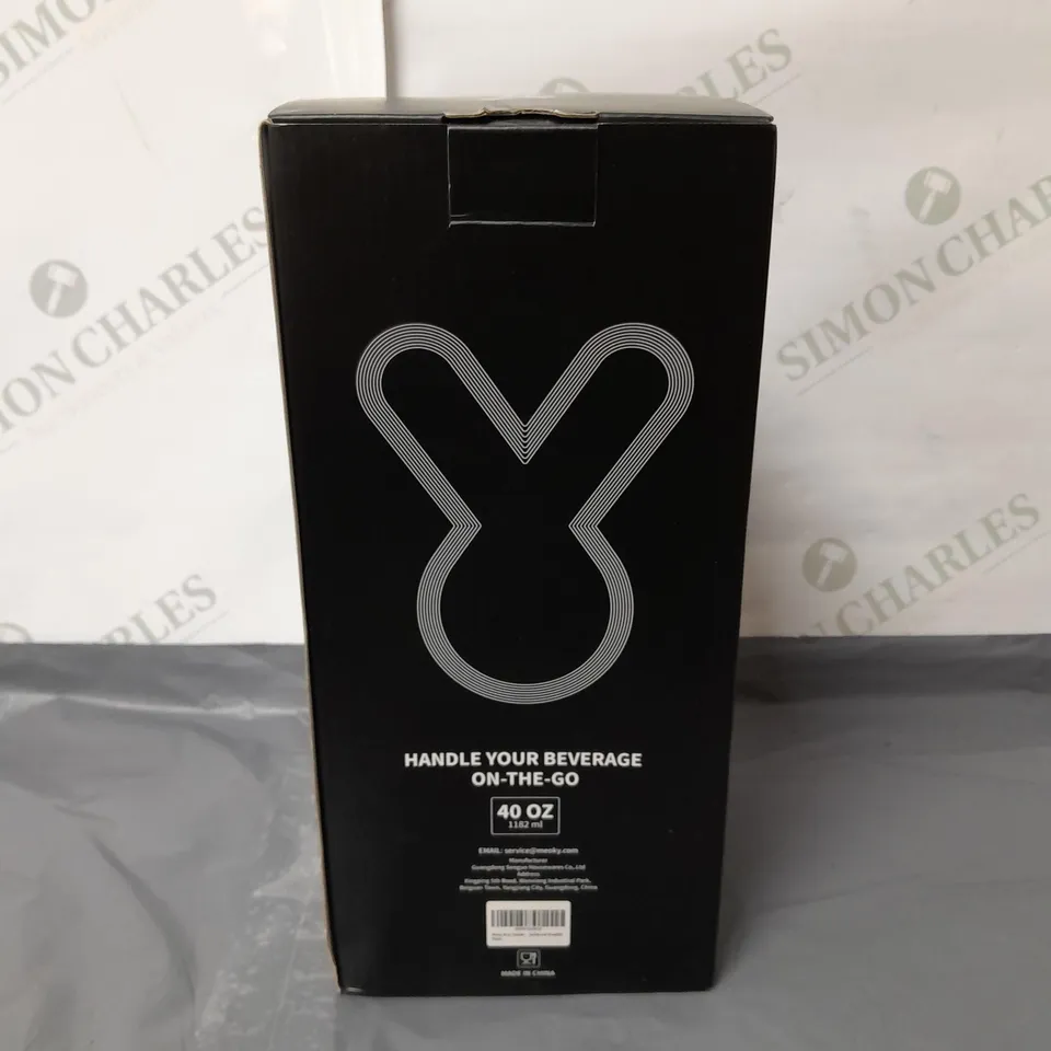 MEOK TUMBLER WITH CARRY HANDLE BLACK 1182ML
