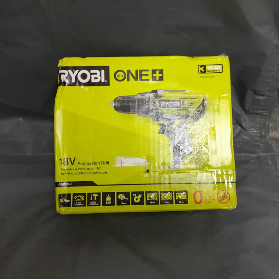 RYOBI ONE 18V PERCUSSION DRILL 