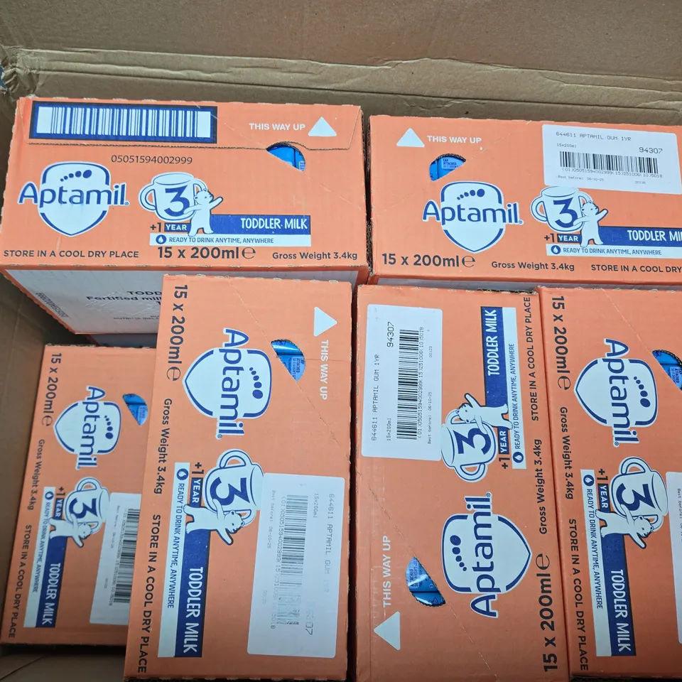 APPROXIMATELY 700 APTAMIL FORTIFIED TODDLER MILKS 1+YEAR - COLLECTION ONLY