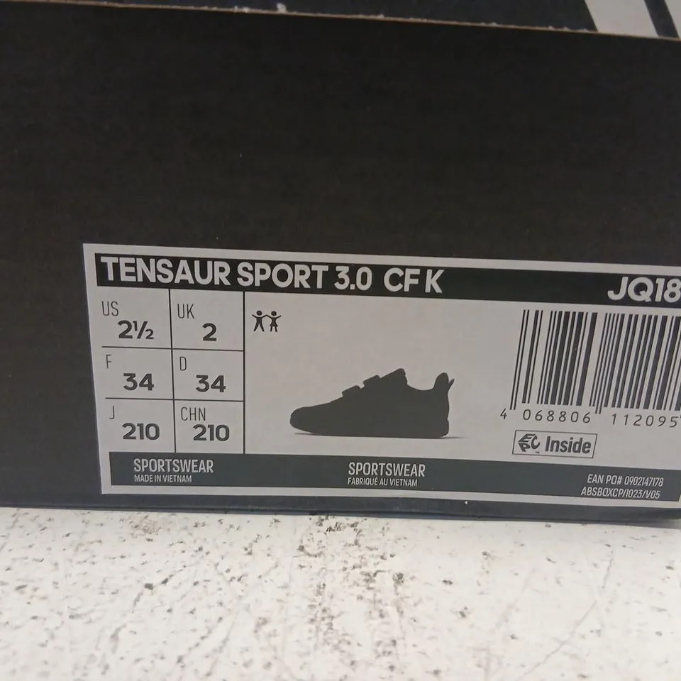 ADIDAS TENSAUR SPORT 3.0 CFK KIDS' TRAINERS – UK 2 (EU 34)